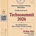Technosummit 2026: Graduating Show of Master & Bachelor of Fashion Technology  